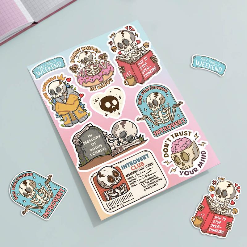 استیکر اسکلت