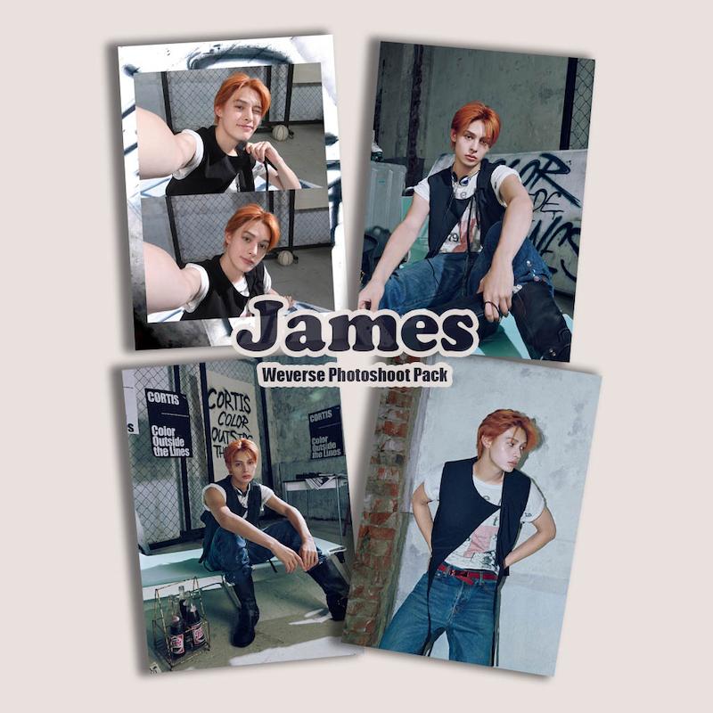 پک پوستر جیمز از کورتیس (weverse ver.)