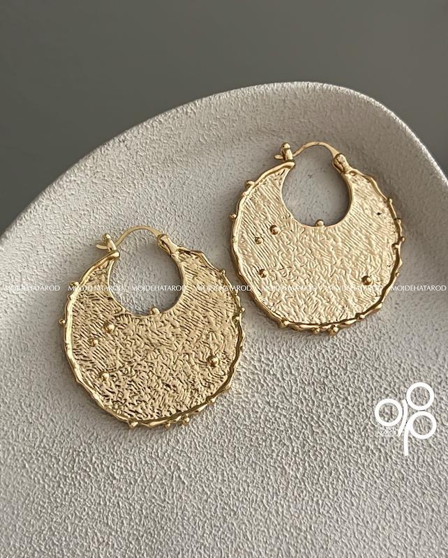 گوشواره بافت دار