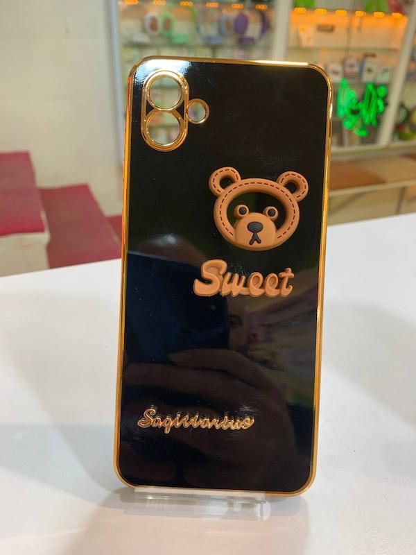 گارد دور طلایی مای کیس گوشی مدل “Sweet Bear” با طراحی بامزه و مقاوم برای گوشی  A04
