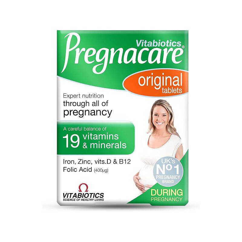  مولتی ویتامین ویتابیوتیکس آمادگی قبلی و حین بارداری خانم های باردار با 19 ماده معدنی Vitabiotics Pregnacare Original