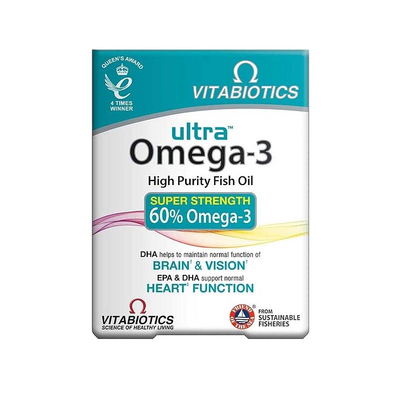 کپسول اولترا امگا 3 ویتابیوتیکس Vitabiotics Ultra Omega 3