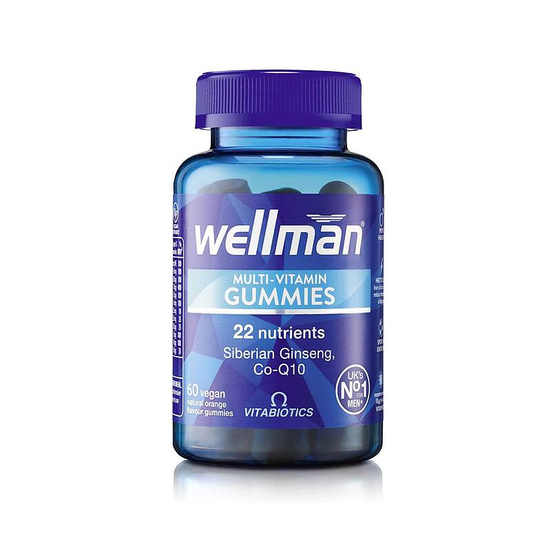 مولتی ویتامین پاستیلی ول من ویتابیوتیکس Wellman Multivitamin Gummies - Once a Day Essential Vitamin for Men