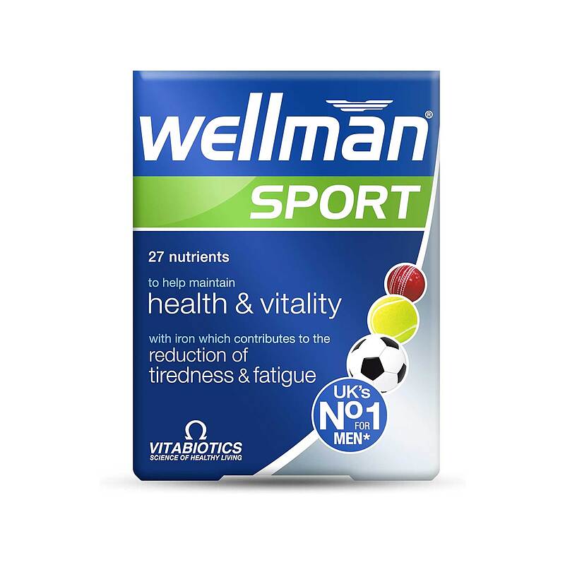 قرص ول من اسپرت ویتابیوتیکس Vitabiotics Wellman Sport Vitamin