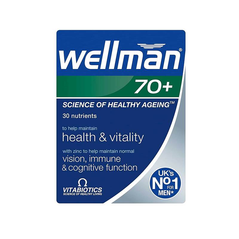 مولتی ویتامین ول من بالای 70 سال ویتابیوتیکس Vitabiotics Wellman 70 Plus 