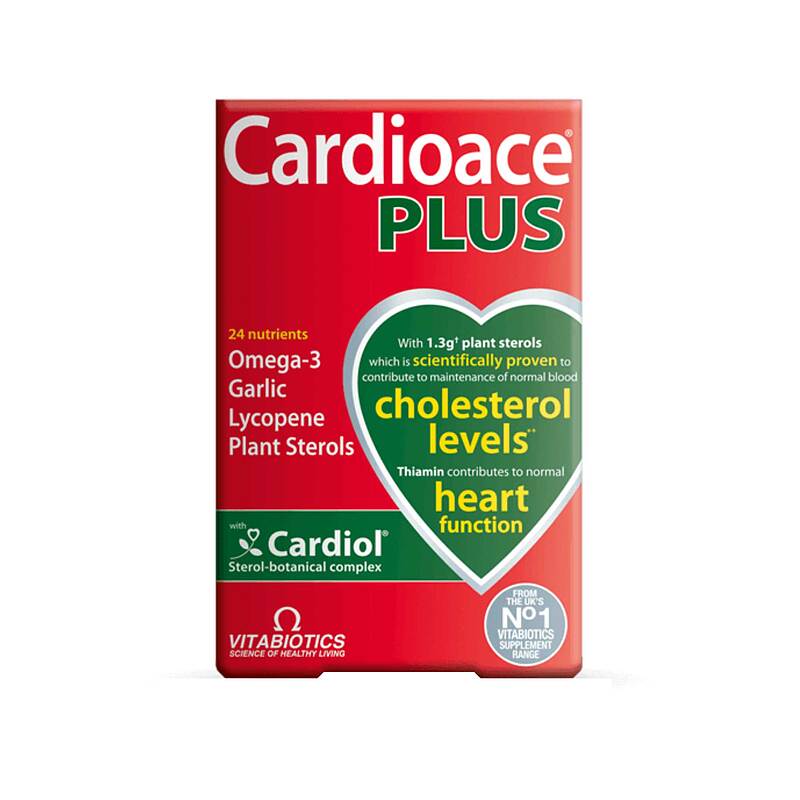 قرص سلامت قلب کاردیوایک پلاس ویتابیوتیکس Vitabiotics Cardioace Plus