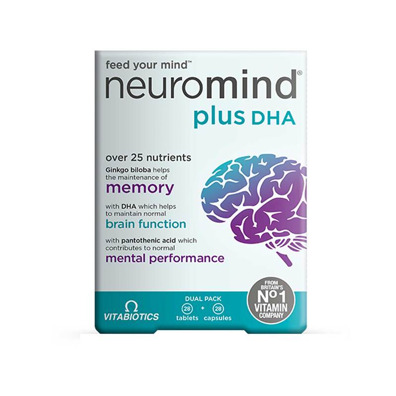 نورومایند ویتابیوتیکس قرص تقویت حافظه و مغز Vitabiotics Neuromind Plus DHA 