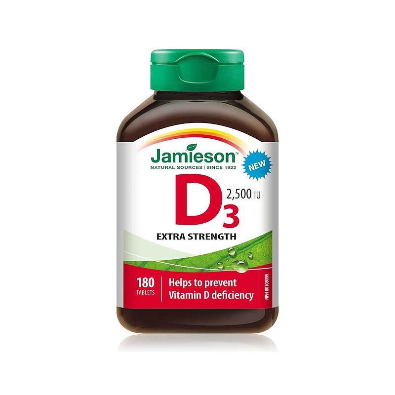 قرص ویتامین دی جیمیسون  Jamieson Extra Strength Vitamin D3 