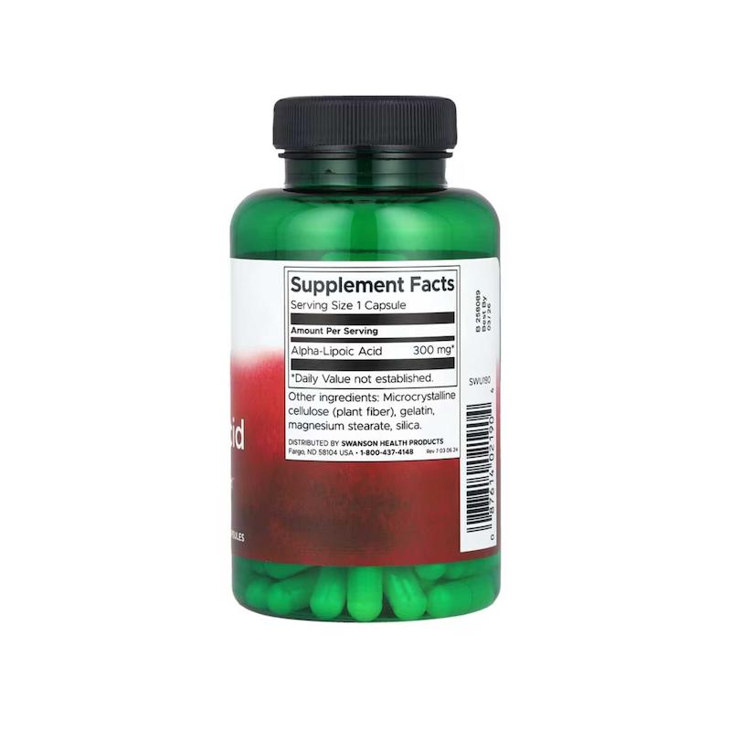 آلفا لیپوئیک اسید سوانسون  Swanson Alpha Lipoic Acid