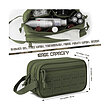 بگ لوازم بهداشتی تاکتیکی QT&QY Tactical Toiletry Bag For Men Hygiene Bag EDC Military Tool Molle Pouches Small Dopp Kit Mens Shaving Kit Travel shower Bags