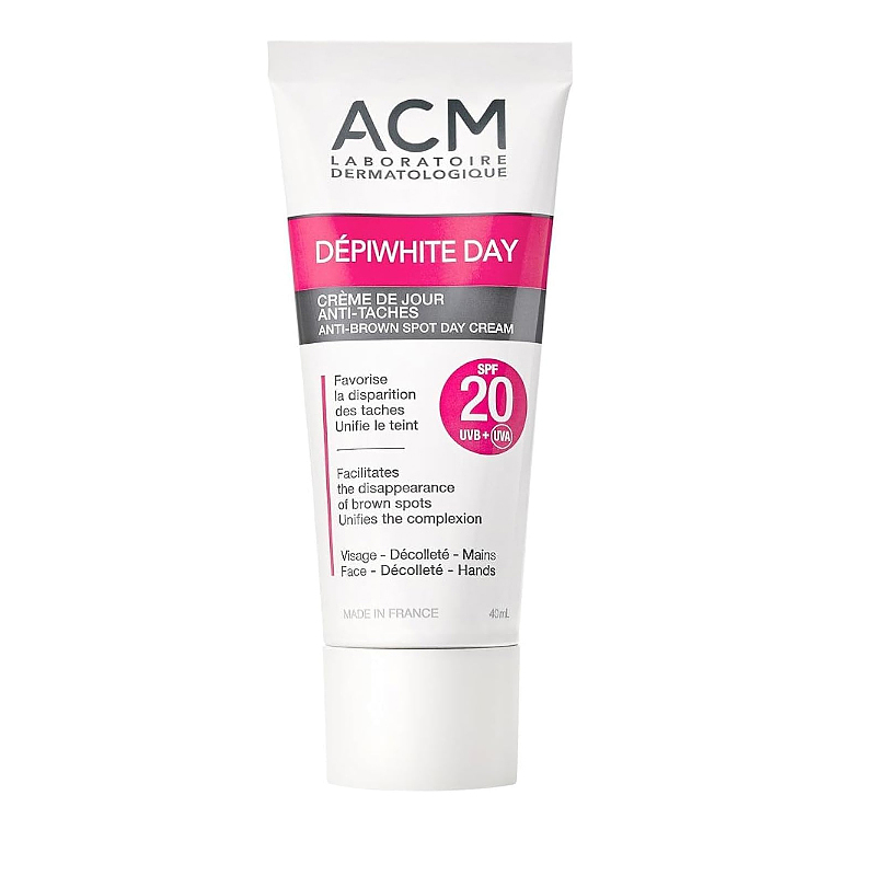 کرم ضد لک روز SPF 20 ای سی ام ACM DEPIWHITE Anti-Brown spot day cream SPF 20