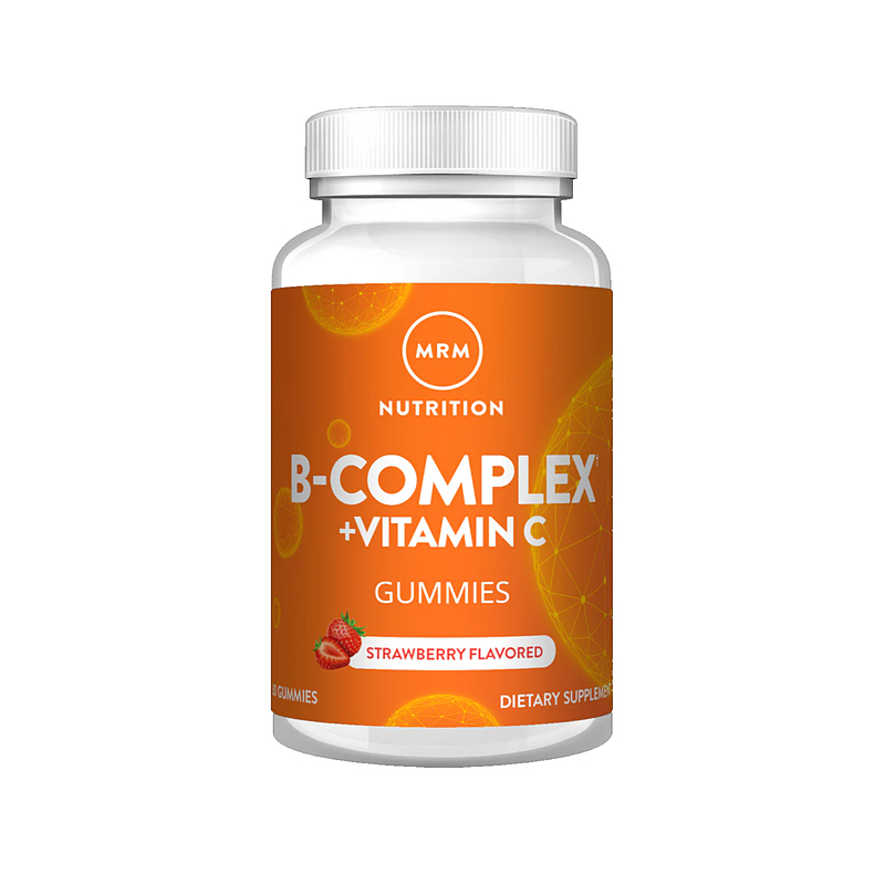 بکمپلکس ویتامین سی پاستیلی ام ار ام نوتریشن B-Complex + Vitamin C Gummies Natural Strawberry Flavored 