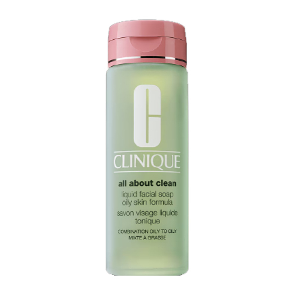 صابون مایع صورت پوست چرب کلینیک clinique all about clean liquid facial soap oily skin formula savon visage liquide tonique