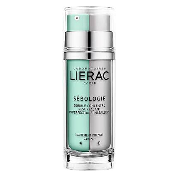 کنسانتره دو فاز روز و شب سبولوژی لیراک Lierac Sébologie Persistent Imperfections Double Concentrate