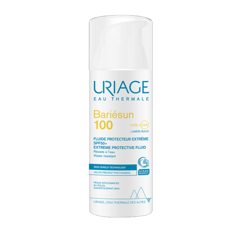 فلوئید ضد آفتاب SPF 50 اوریاژ URIAGE Bariesun 100 extreme protective SPF 50 FLUID