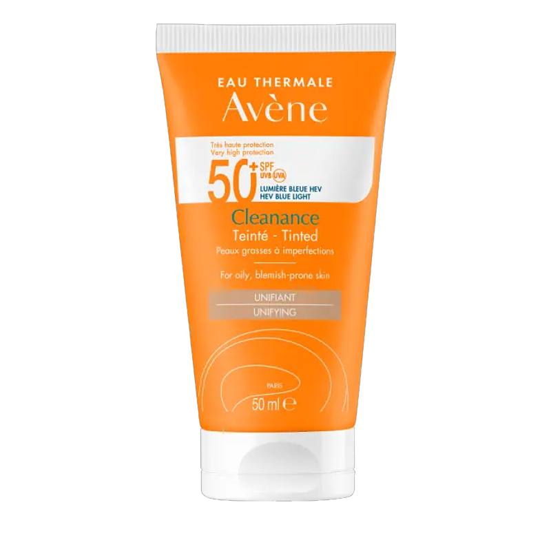 فلوئید ضد آفتاب رنگی +SPF50 کلینانس اون Avene Cleanance Tinted Anti-Imperfections SPF50