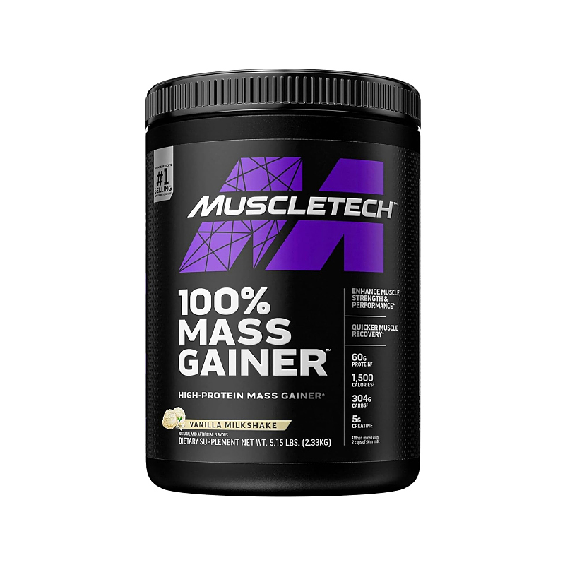 مس گینر 100 درصد ماسل تک Muscletech 100% Mass Gainer High-Protein