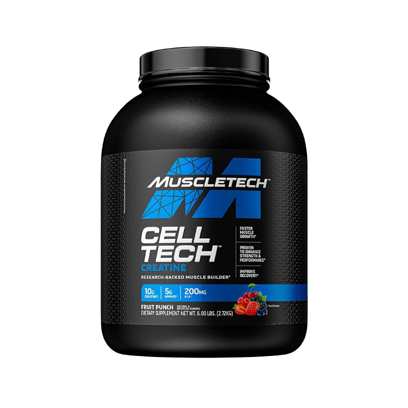 کراتین ترکیبی سل تک ماسل تک MuscleTech Cell Tech Creatine Research-Backed Muscle Builder