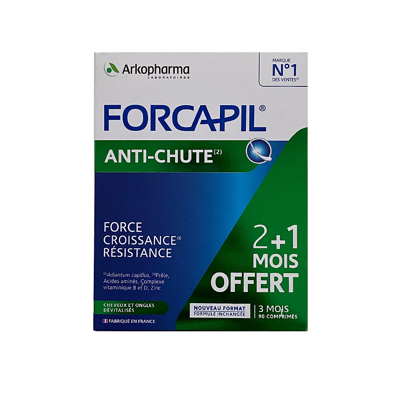 ضدریزش و تقویت‌کننده مو آرکوفارما فورکاپیل Arkopharma FORCAPIL ANTI-CHUTE