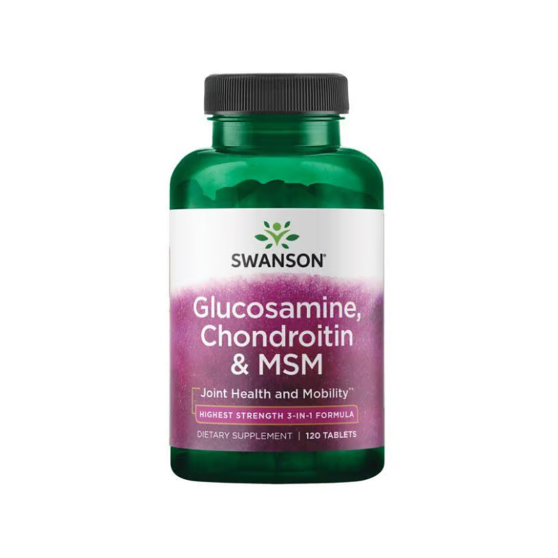 گلوکزآمین کندرویتین و ام اس ام سوانسون  Swanson Glucosamine, Chondroitin & MSM