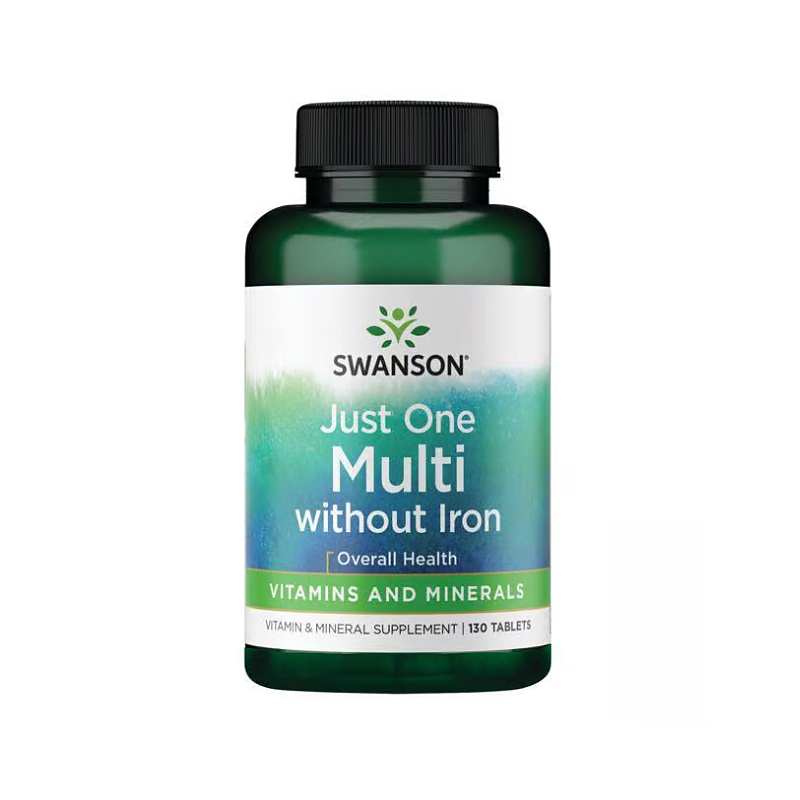 مولتی ویتامین سوانسون Swanson Premium Just One Multi Without Iron