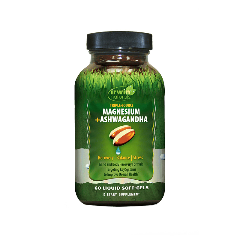 تریپل منیزیم و اشواگاندا اروین نچرالز Irwin Naturals Triple Source Magnesium+Ashwagandha