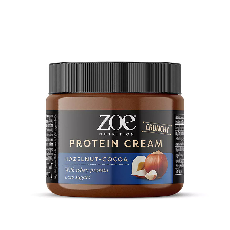 پروتئین کرم زو ناتریشن Zoe nutrition PROTEIN CREAM HAZELNUT COCOA