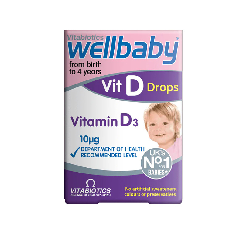 قطره ویتامین د 3 ول بیبی ویتابیوتیکس WELLBABY Vitabiotics Vitamin D 3 Drops