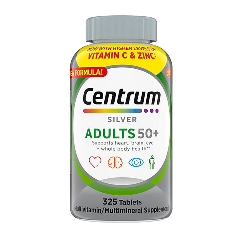 مولتی ویتامین سنتروم سیلور بزرگسال بالای 50 سال Centrum Silver Adults +50