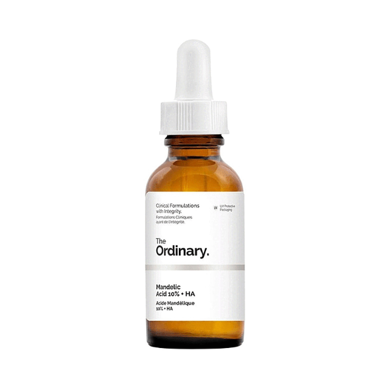 سرم لایه بردار ماندلیک اسید 10% + هیالورونیک اسید اوردینری The Ordinary Mandelic Acid 10% + HA