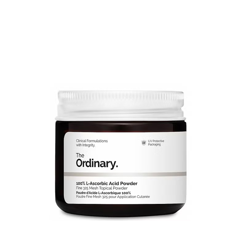 پودر ضد لک و روشن کننده صورت ال آسکوربیک اسید اوردینری The Ordinary 100% L-Ascorbic Acid Powder