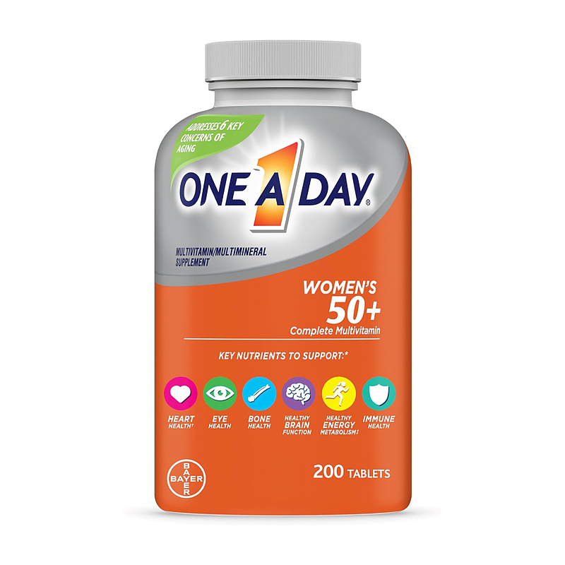 مولتی ویتامین وان ا دی خانم های بالای 50 سال ONE A DAY Women’s 50+ Healthy Advantage Multivitamins