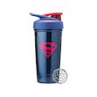 شیکر فلزی بلندر باتل سوپر من لیمیتد ادیشن BlenderBottle Superman Strada Shaker Cup Insulated Stainless Steel Water Bottle with Wire Whisk 24-Ounce
