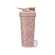 شیکر فلزی بلندر باتل طرح گل‌های قهوه‌ای لیمیتد ادیشن BlenderBottle Strada Flip Shaker Cup Insulated Stainless Steel Water Bottle with Wire Whisk 25-Ounce Brown Flowers