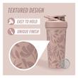 شیکر فلزی بلندر باتل طرح گل‌های قهوه‌ای لیمیتد ادیشن BlenderBottle Strada Flip Shaker Cup Insulated Stainless Steel Water Bottle with Wire Whisk 25-Ounce Brown Flowers