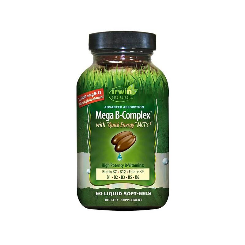 مگا ب کمپلکس اروین نچرالز Irwin Naturals Mega Vitamin B Complex