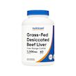 عصاره جگر گاو خشک‌شده علف‌خوار گراس-فد دسیکیتد بیف لیور نوتریکاست Nutricost Grass-Fed Desiccated Beef Liver Capsules