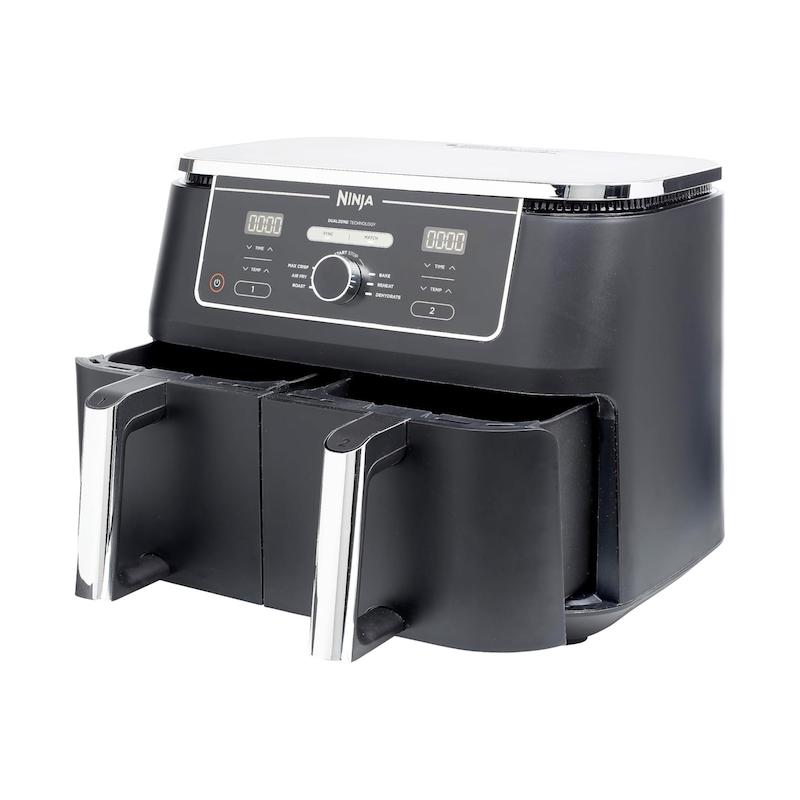 سرخ کن بدون روغن نینجا دوقلو نینجا Ninja Foodi Max Dual Zone Air Fryer 2470W Black, 9.5L, AF400UK