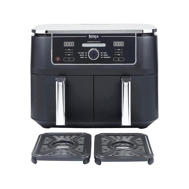 سرخ کن بدون روغن نینجا دوقلو نینجا Ninja Foodi Max Dual Zone Air Fryer 2470W Black, 9.5L, AF400UK