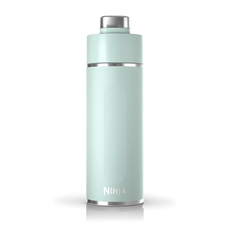ماگ مسافرتی نینجا مدل Ninja DW2401BL Thirsti Travel Water Bottle, For Carbonated Sparkling Drinks, Colder and Fizzier Longer, Leak Proof
