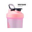 شیکر بلندر باتل BlenderBottle Shaker Bottle with Pill Organizer and Storage for Protein Powder, Classic V2 ProStak System, 22-Ounce, Pink