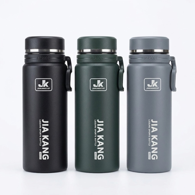 فلاسک وکیوم 750 میلی‌لیتری دو جداره JIAKANGCUP مدل Vacuum Sling Cup