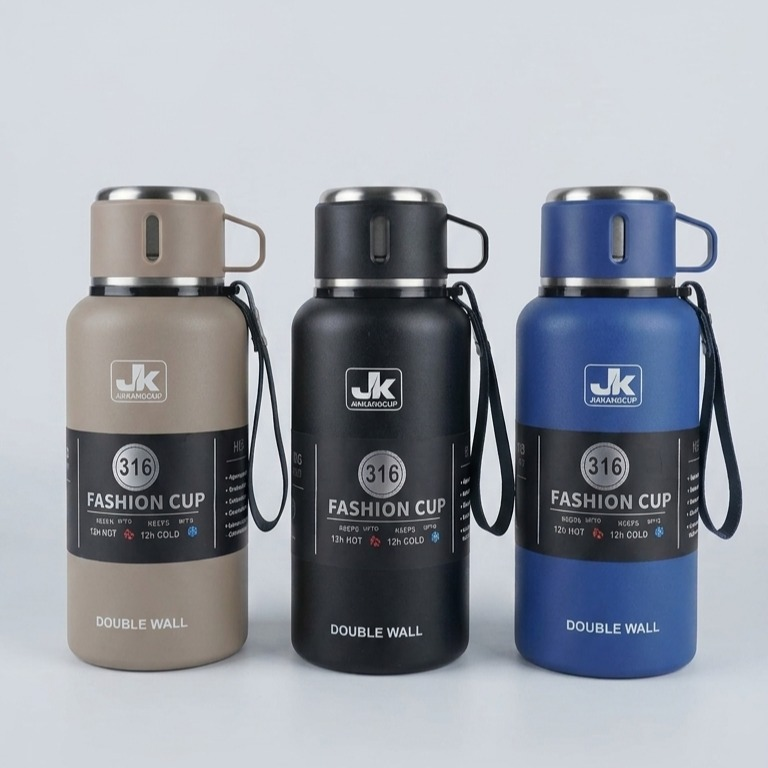فلاسک وکیوم ۱۰۰۰ میلی‌لیتری دو جداره Vacuum Sling Cup