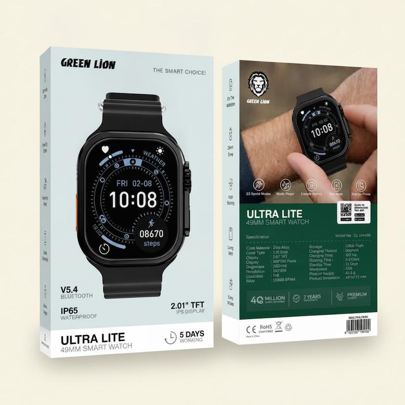 ساعت هوشمند گرین لاین مدل Ultra Lite (GL-SWA64) سایز ۴۹ میلی‌متری