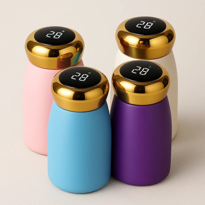 فلاسک هوشمند طرح قارچ (Little Mushroom) با ظرفیت 230 میلی لیتر