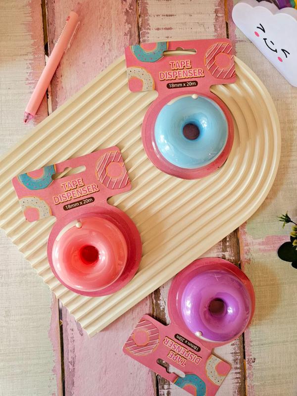 جا چسبی طرح قلب و دونات