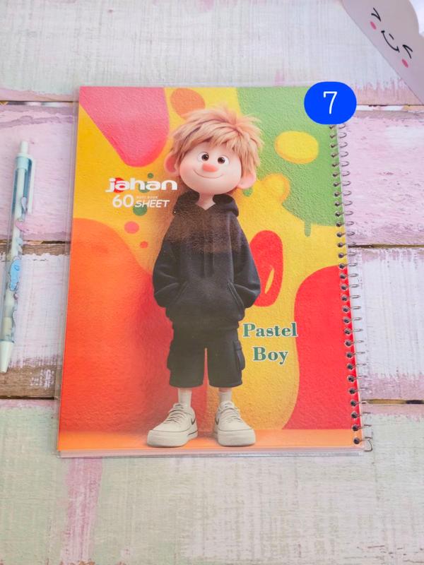 دفتر 60 برگ مجلد کد 1