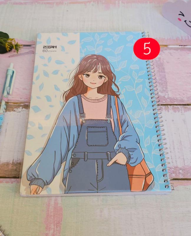 دفتر 60 برگ مجلد انیمه