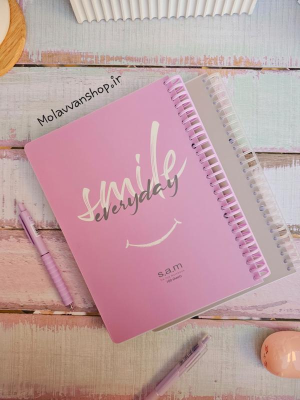 دفتر تیک تاک سیمی  100برگ