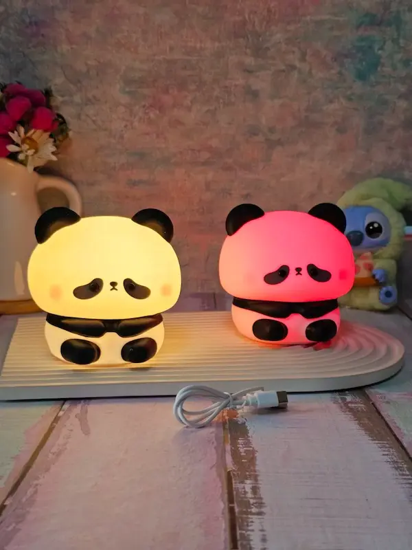 چراغ خواب سیلیکونی پاندا